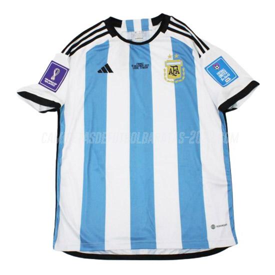 camiseta 1ª equipación argentina world cup final 2022