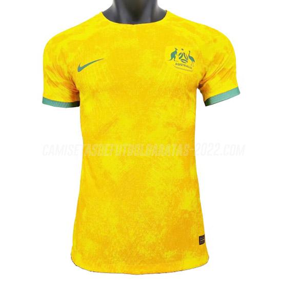 camiseta 1ª equipación australia copa mundial edición de jugador 2022