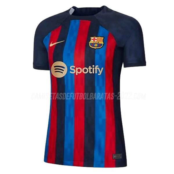 camiseta 1ª equipación barcelona mujer spotify 2022-23