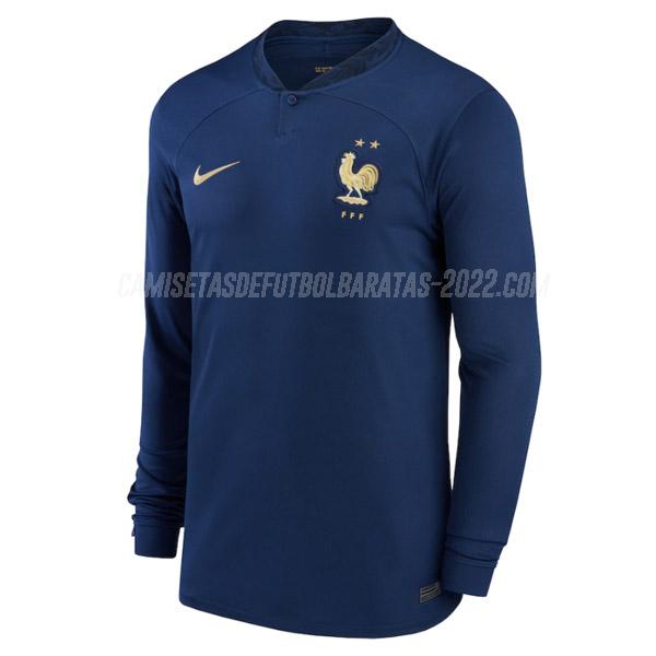 camiseta 1ª equipación francia copa mundial manga larga 2022