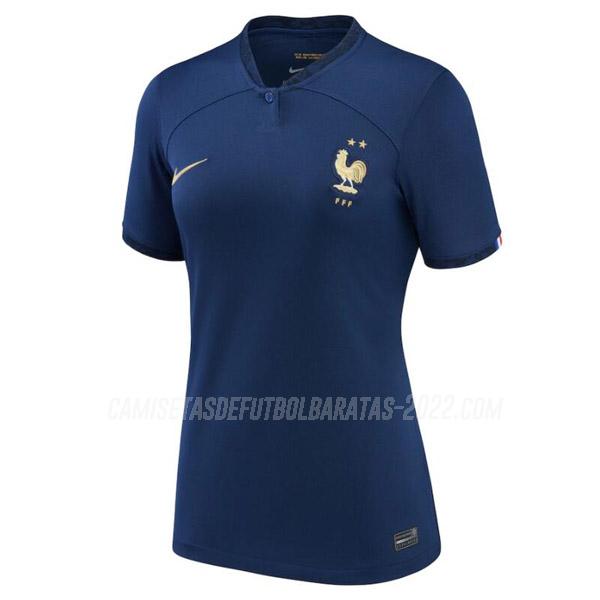 camiseta 1ª equipación francia mujer copa mundial 2022