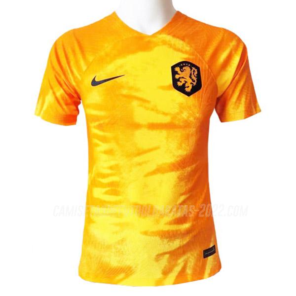 camiseta 1ª equipación holanda copa mundial edición de jugador 2022