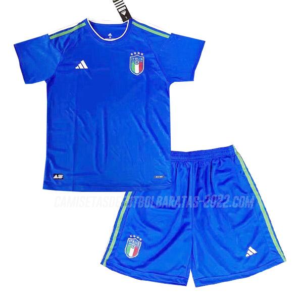 camiseta 1ª equipación italia niños adidas concepto 2023