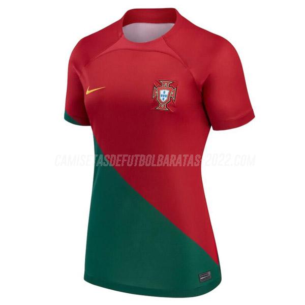 camiseta 1ª equipación portugal mujer copa mundial 2022