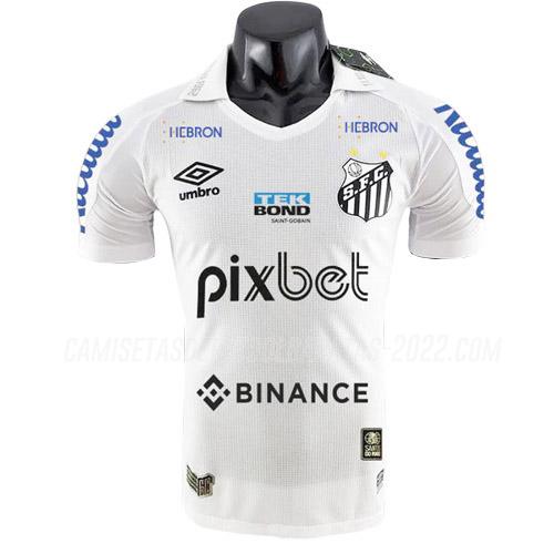 camiseta 1ª equipación santos fc edición de jugador todos patrocinadores 2022-23