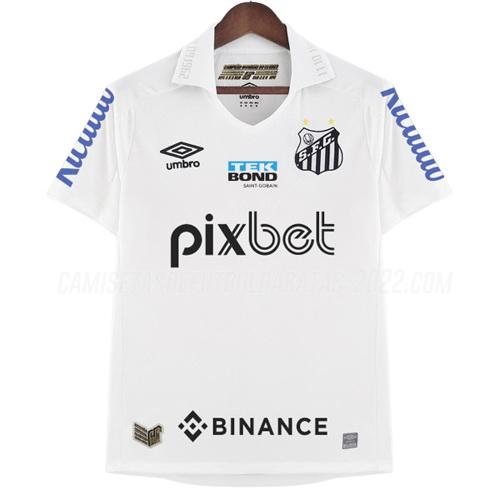 camiseta 1ª equipación santos fc todos patrocinadores 2022-23