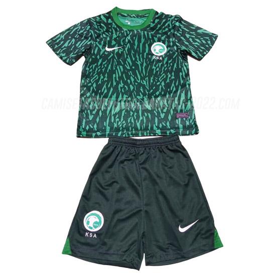 camiseta 2ª equipación arabia saudita niños copa mundial 2022
