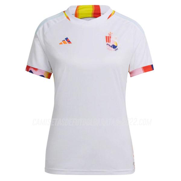 camiseta 2ª equipación bélgica mujer copa mundial 2022
