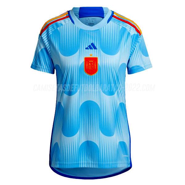 camiseta 2ª equipación españa mujer copa mundial 2022