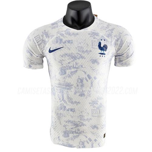 camiseta 2ª equipación francia copa mundial edición de jugador 2022