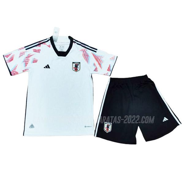 camiseta 2ª equipación japón niños copa mundial 2022