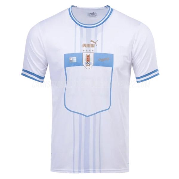 camiseta 2ª equipación uruguay copa mundial 2022