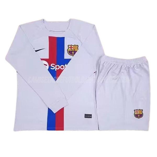 camiseta 3ª equipación barcelona manga larga 2022-23