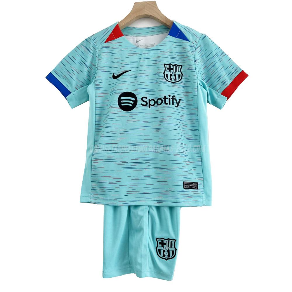 camiseta 3ª equipación barcelona niños 2023-24