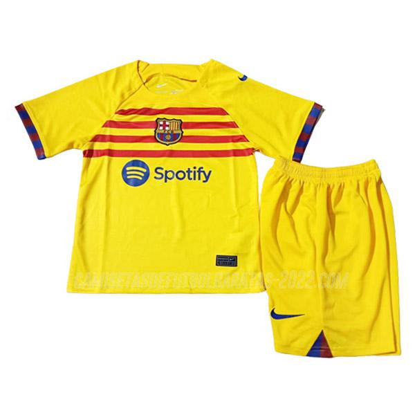 camiseta 4ª equipación barcelona niños 2022-23