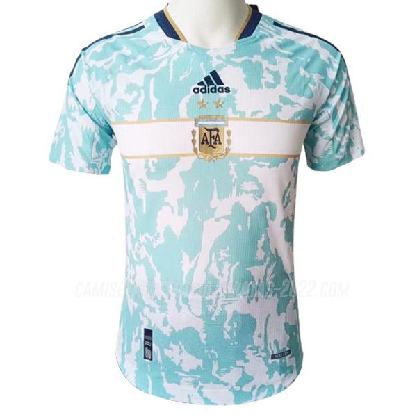 camiseta argentina edición de jugador camuflaje 2022-23