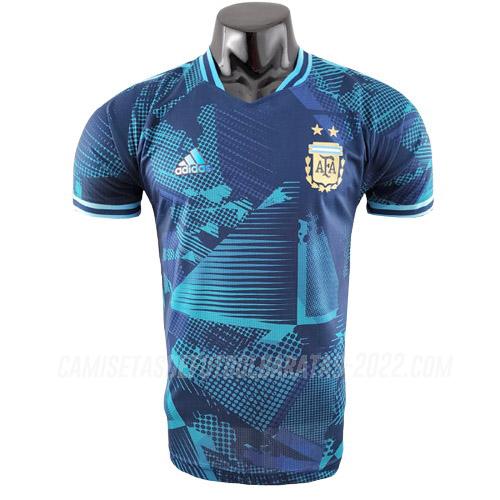 camiseta argentina edición de jugador edición conmemorativa azul agt1 2022