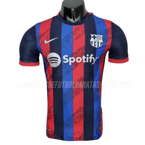 camiseta barcelona edición de jugador edición especial rojo azul 2022-23