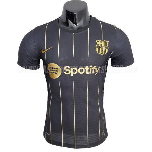camiseta barcelona edición de jugador negro 2022-23