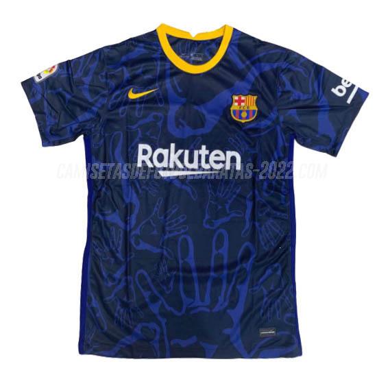 camiseta barcelona edición especial azul 2020-21