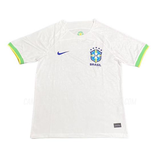 camiseta brasil copa mundial blanco 2022