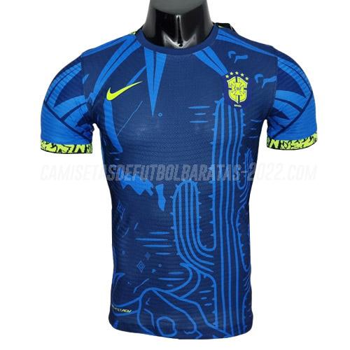 camiseta brasil edición de jugador bx1 azul 2022