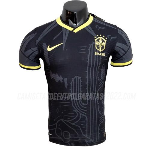 camiseta brasil edición de jugador negro 2022
