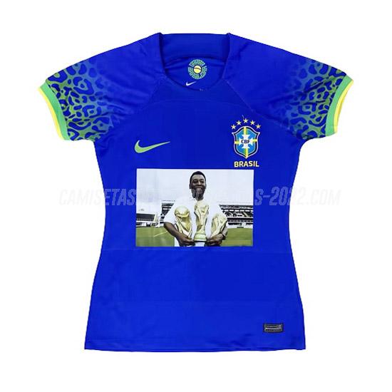 camiseta brasil mujer conmemorar pele azul 2023