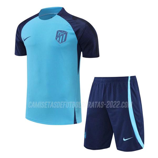 camiseta de entrenamiento atletico de madrid traje azul 2022-23