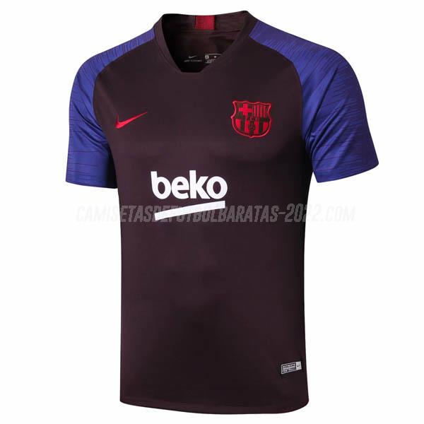 camiseta de entrenamiento barcelona negro 2019-2020