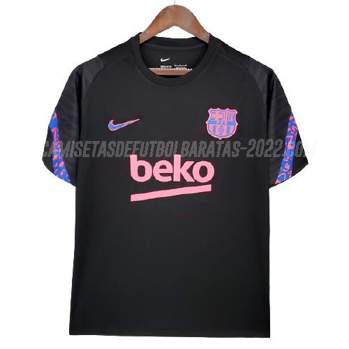 camiseta de entrenamiento barcelona negro 2021-22