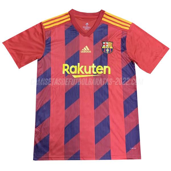 camiseta de entrenamiento barcelona rojo 2020