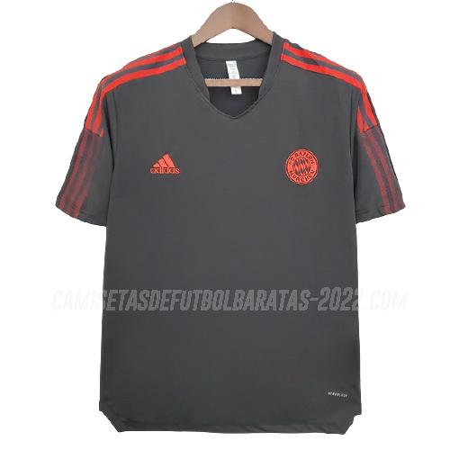 camiseta de entrenamiento bayern munich negro 2021-22
