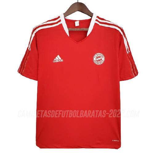 camiseta de entrenamiento bayern munich rojo 2021-22