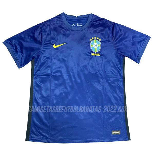 camiseta de entrenamiento brasil azul 2020