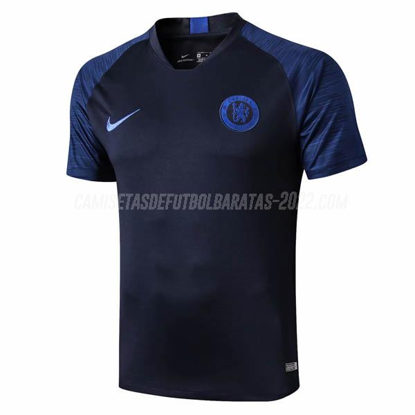 camiseta de entrenamiento chelsea azul oscuro 2019-2020