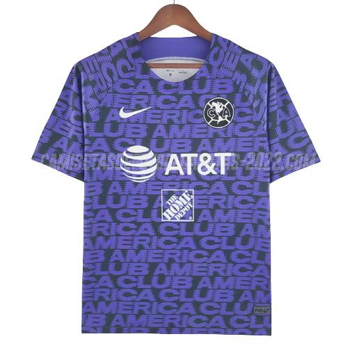camiseta de entrenamiento club america violeta 2022-23