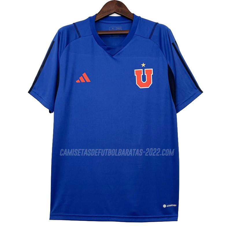 camiseta de entrenamiento de la university of chile azul 2023-24