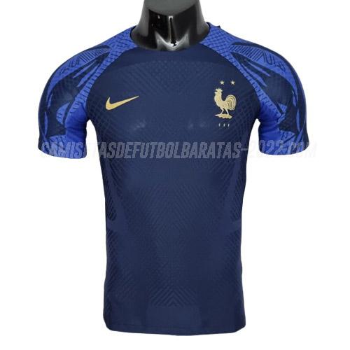 camiseta de entrenamiento francia edición de jugador fg1 azul 2022