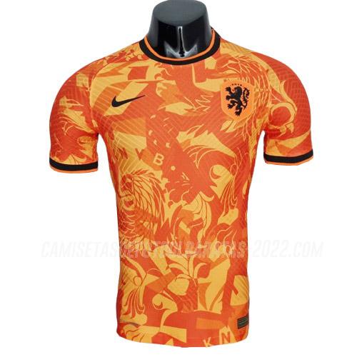 camiseta de entrenamiento holanda edición de jugador naranja 2022