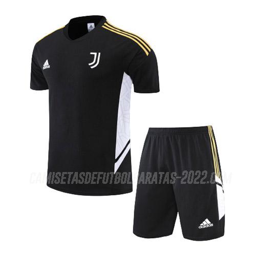 camiseta de entrenamiento juventus traje negro 2022-23