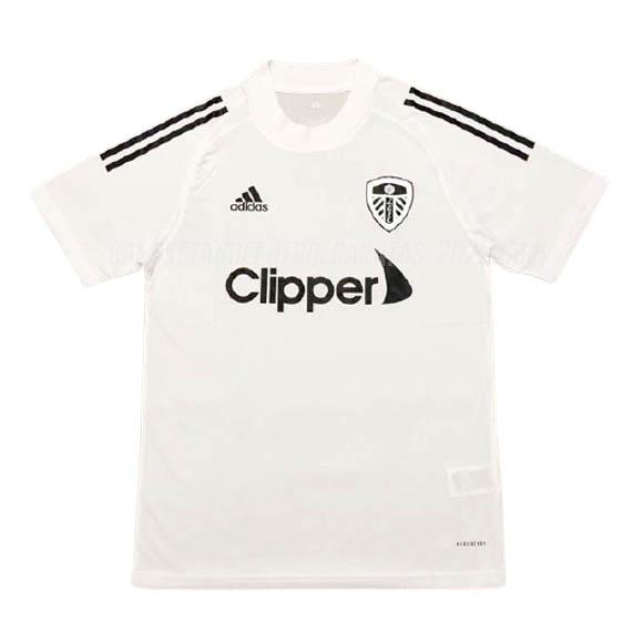camiseta de entrenamiento leeds united blanco 2020-21