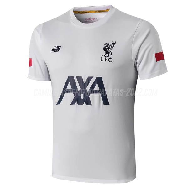 camiseta de entrenamiento liverpool blanco 2019-2020