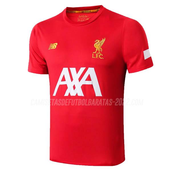 camiseta de entrenamiento liverpool rojo 2019-2020