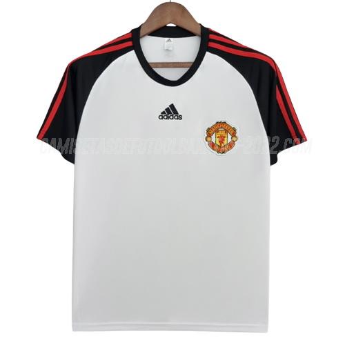 camiseta de entrenamiento manchester united teamgeist blanco 2022-23