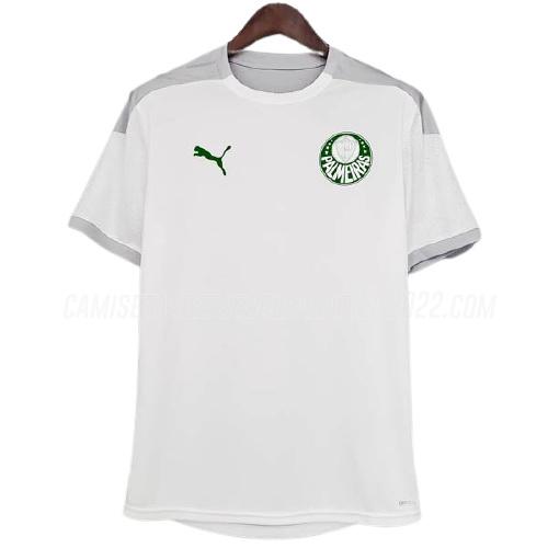 camiseta de entrenamiento palmeiras blanco 2021-22