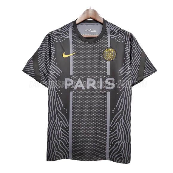 camiseta de entrenamiento paris saint-germain negro 2020-21