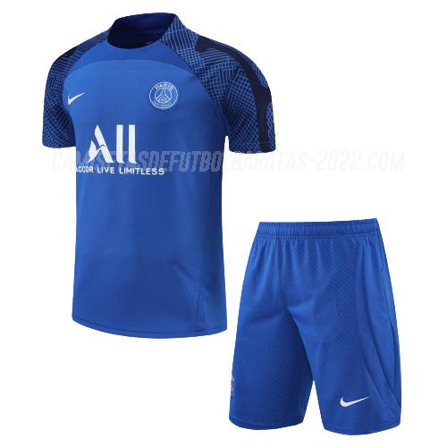 camiseta de entrenamiento paris saint-germain traje azul 2022-23