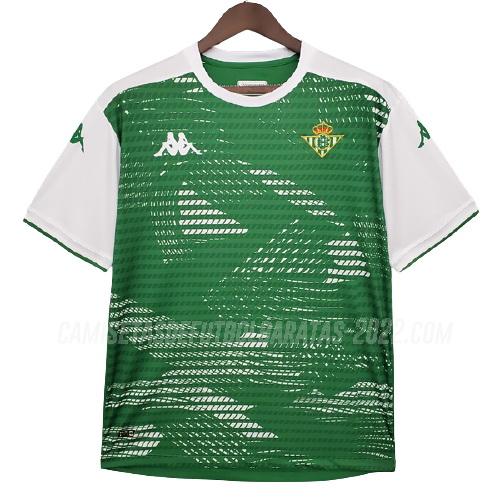 camiseta de entrenamiento real betis verde 2021-22