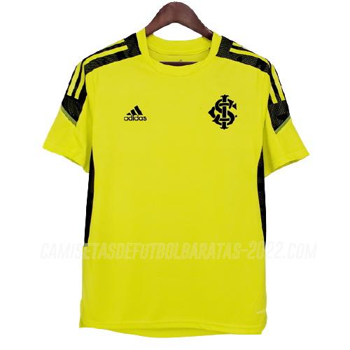 camiseta de entrenamiento sc internacional amarillo 2021-22